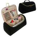 Travel Cosmetic Bag Curler Accessories Storage Bag, Black