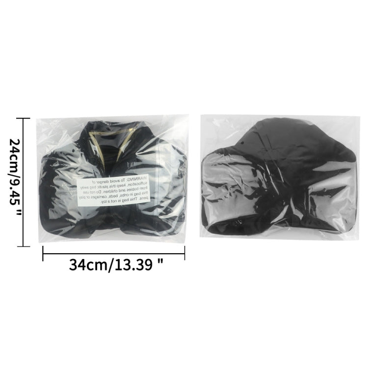 Travel Cosmetic Bag Curler Accessories Storage Bag, Black
