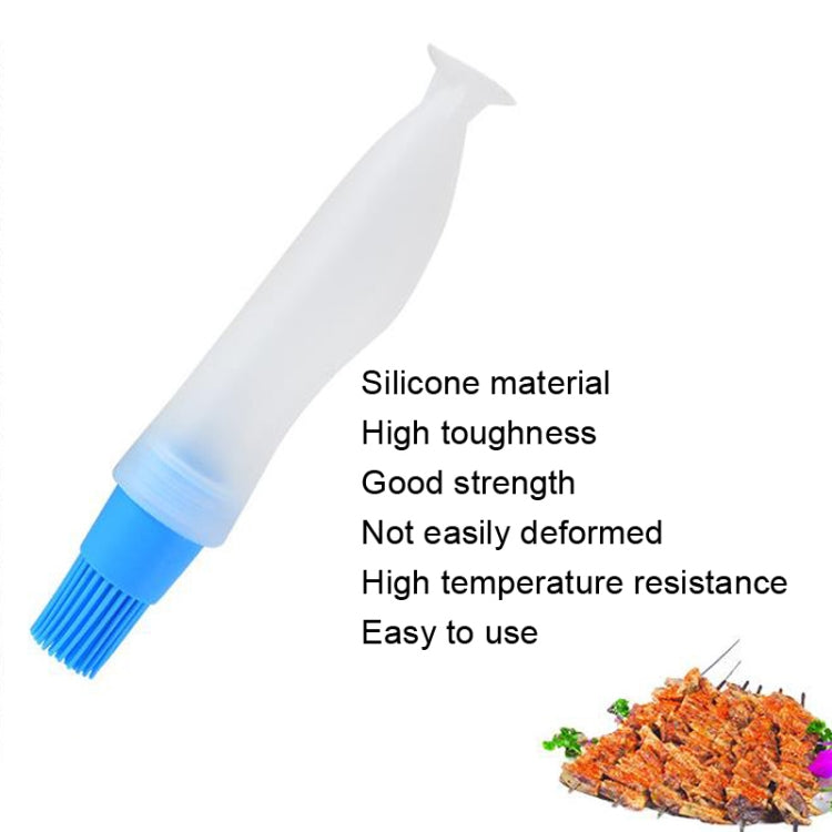 4 PCS Convenient Silicone Baking BBQ Oil Bottle Brush, Color Random Delivery