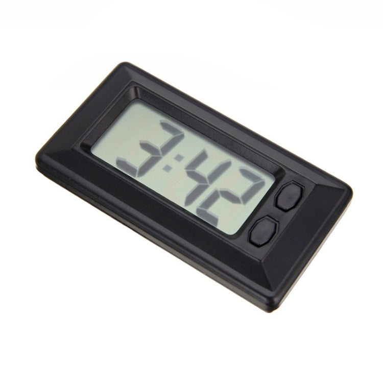 C33 Mini Home Car Electronic Clock With Hook And Loop Fastener, C33