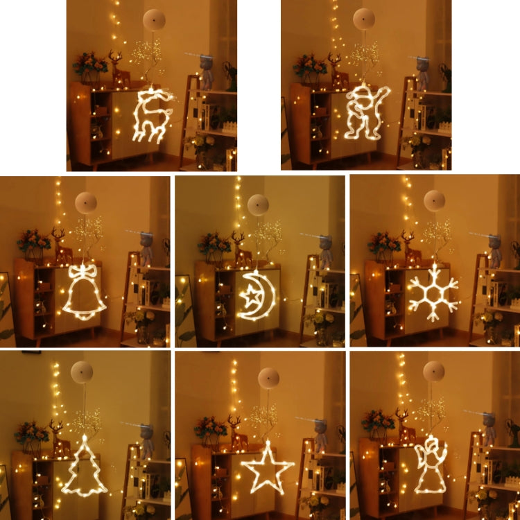 Christmas Decoration LED Sucker Festive Atmosphere Hanging Light