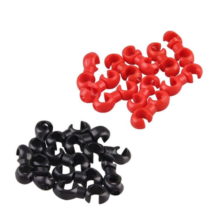 10 PCS Bicycle Handcuffs Type Shift Cable Buckle