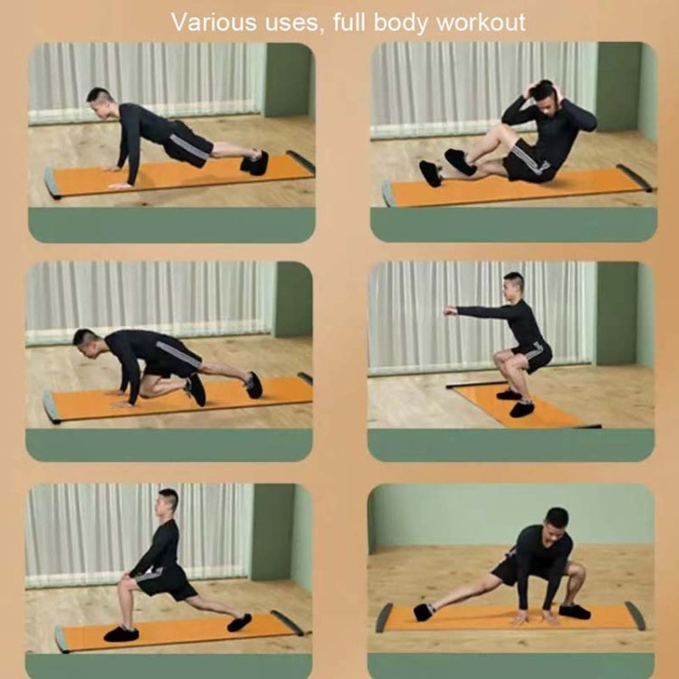 Sliding Cushion Fitness Skating Training Board, Size:, 50x140cm Orange, 50x140cm Black, 50x180cm Orange, 50x180cm Black, 50x200cm Black, 50x200cm Orange