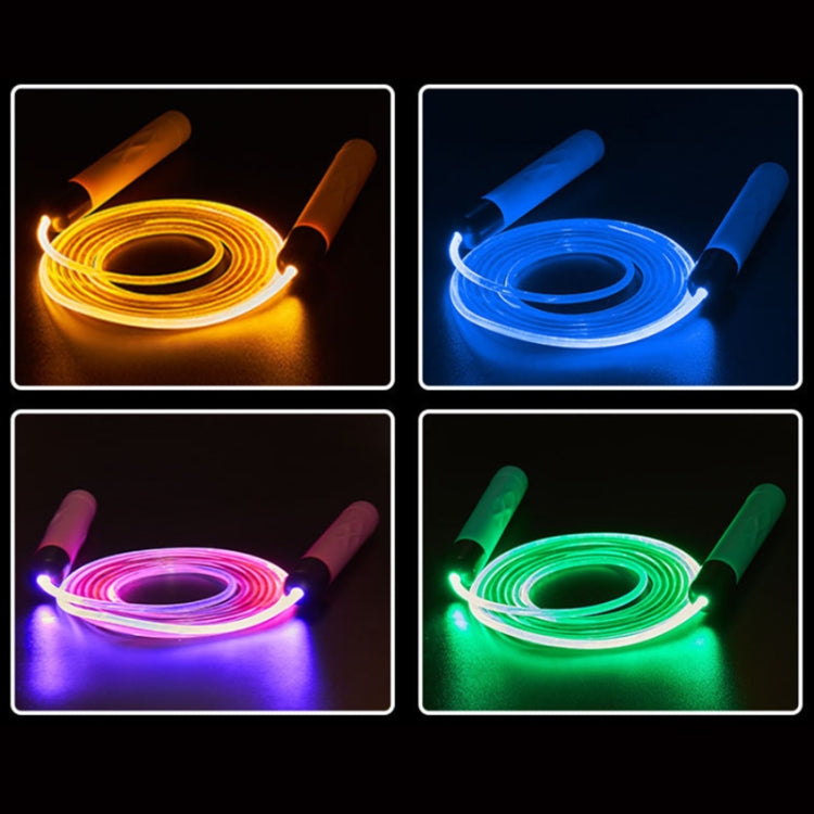 Glowing Skipping Rope Fitness Exercise Student Racing Training, Yellow, Pink, Blue, Green