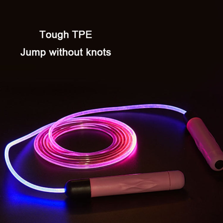 Glowing Skipping Rope Fitness Exercise Student Racing Training, Yellow, Pink, Blue, Green