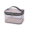 Flocking Love Mesh Portable Cosmetic Bag, Style:, Small Square, Octagon, Briefcase, Shell, Flat