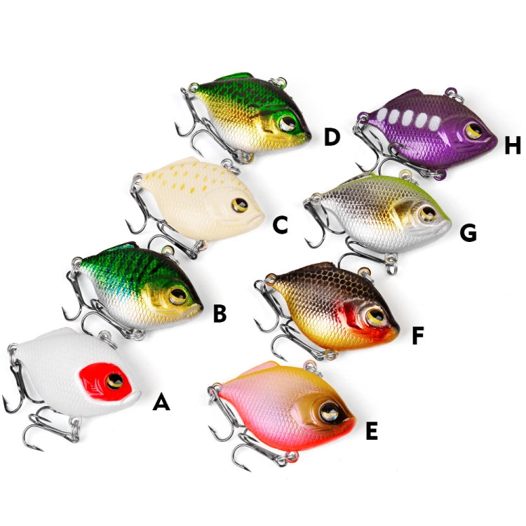 3 PCS PROBEROS DW1044 4.5cm/8.5g Lure Fake Bait Iconic Plastic VIB Hard Bait, DW1044 G, DW1044 H, DW1044 A, DW1044 B, DW1044 C, DW1044 D, DW1044 E, DW1044 F