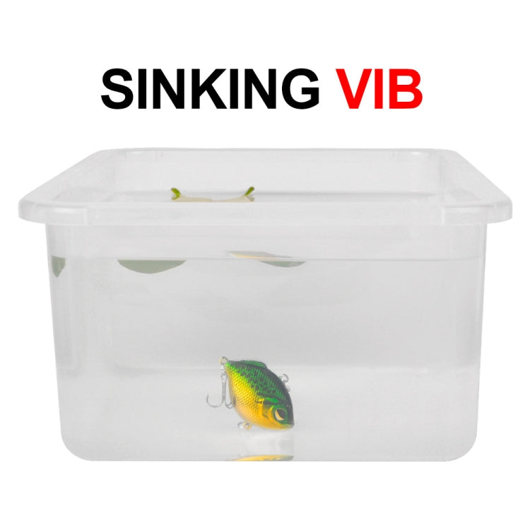 3 PCS PROBEROS DW1044 4.5cm/8.5g Lure Fake Bait Iconic Plastic VIB Hard Bait, DW1044 G, DW1044 H, DW1044 A, DW1044 B, DW1044 C, DW1044 D, DW1044 E, DW1044 F
