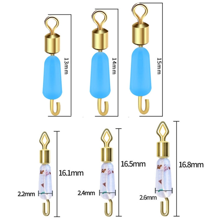 50 PCS HS-052 Silicone Eight-Shaped Ring Connector, Small, Medium, Large