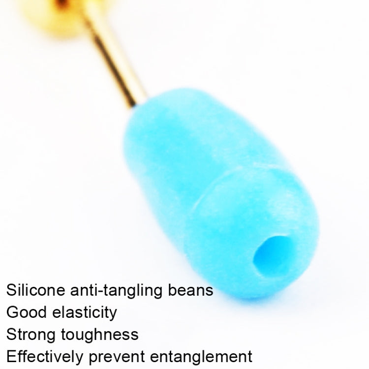 50 PCS HS-052 Silicone Eight-Shaped Ring Connector, Small, Medium, Large