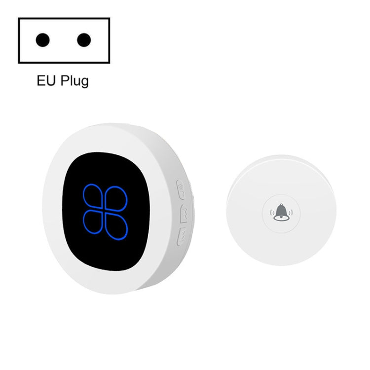 R16 1 For 1 Smart Wireless Self-Powered Hotel Home Electronic Call Doorbell, R16 UK Plug Black, R16 EU Plug White, R16 EU Plug Black, R16 US Plug White, R16 US Plug Black, R16 UK Plug White