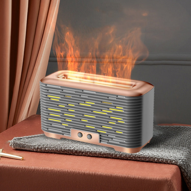 350ml Simulated Flame Aromatherapy Humidifier With Timing Function
