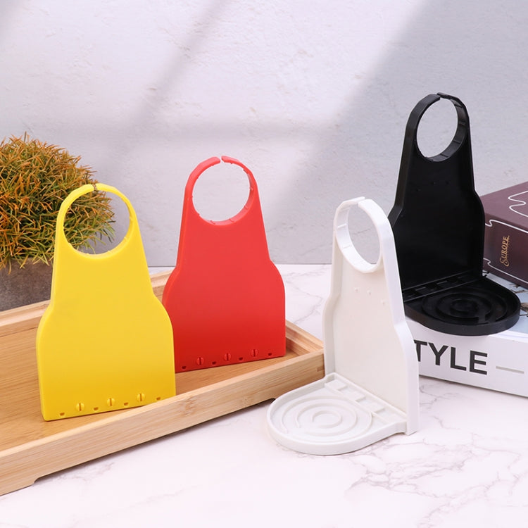 Foldable Laundry Detergent Drip Catcher Tray Cup Holder Soap Dispenser Gadget, White, Black, Yellow, Red