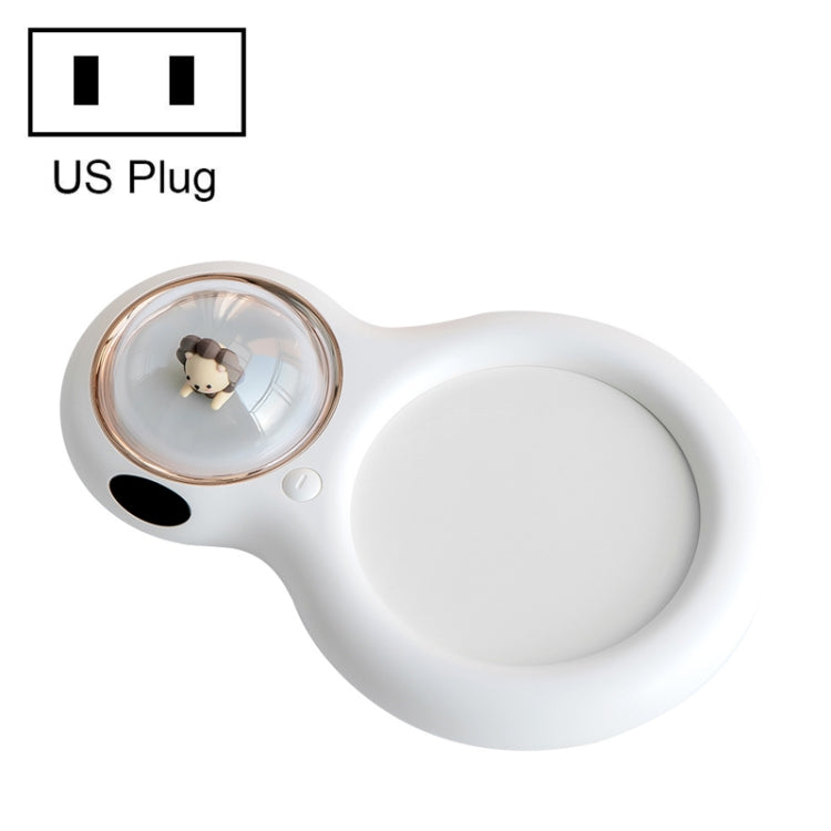 Fresh Warm Cup Pad Water Cup Drink Insulated And Constant Temperature Coaster, US Plug, Constant Temperature Coaster