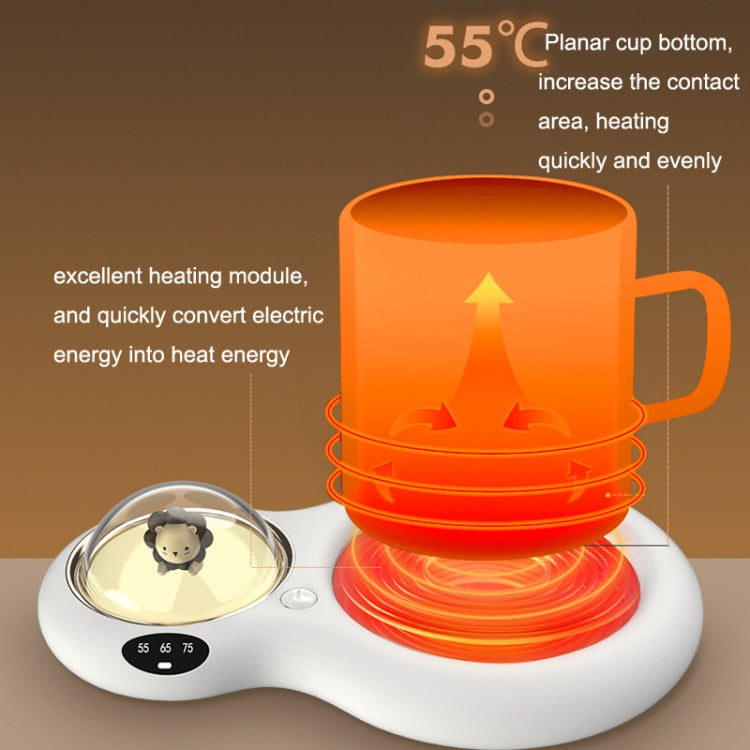 Fresh Warm Cup Pad Water Cup Drink Insulated And Constant Temperature Coaster, US Plug, Constant Temperature Coaster