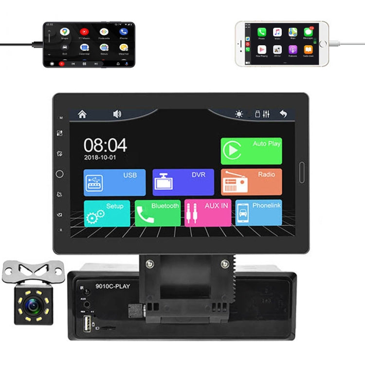 1310C 10.1 inch Car Full Screen Touch HD MP5 Wired Carplay Player, Style:, Standard, Standard+4 Light Camera, Standard+8 Light Camera, Standard+12 Light Camera, Standard+AHD Camera