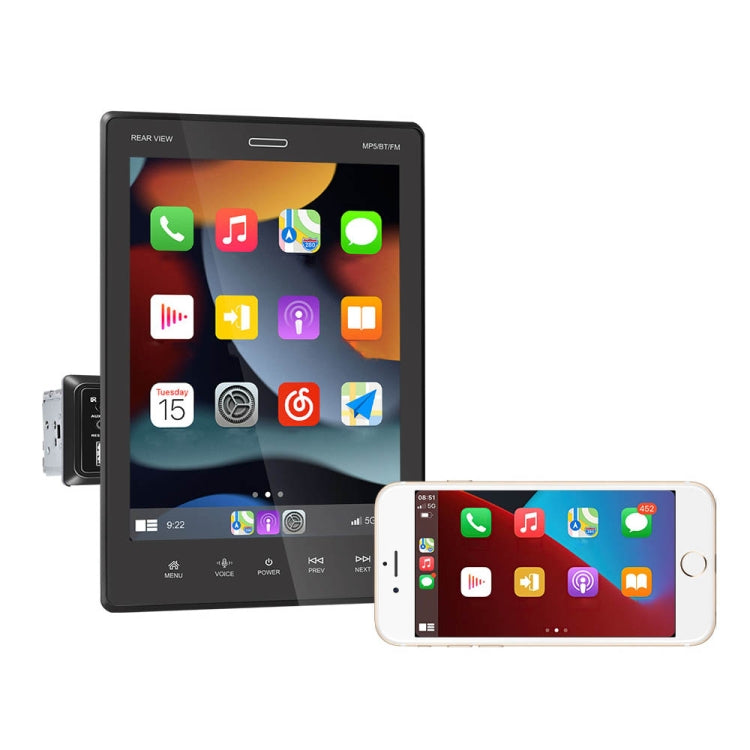 C800 9.5 Inch MP5 Single Butt Carplay Player, Style:, Standard, Standard+4 Light Camera, Standard+8 Light Camera, Standard+12 Light Camera
