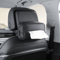 Multifunctional Car Chair Back Hanging Tissue Box, Tissue Box Black
