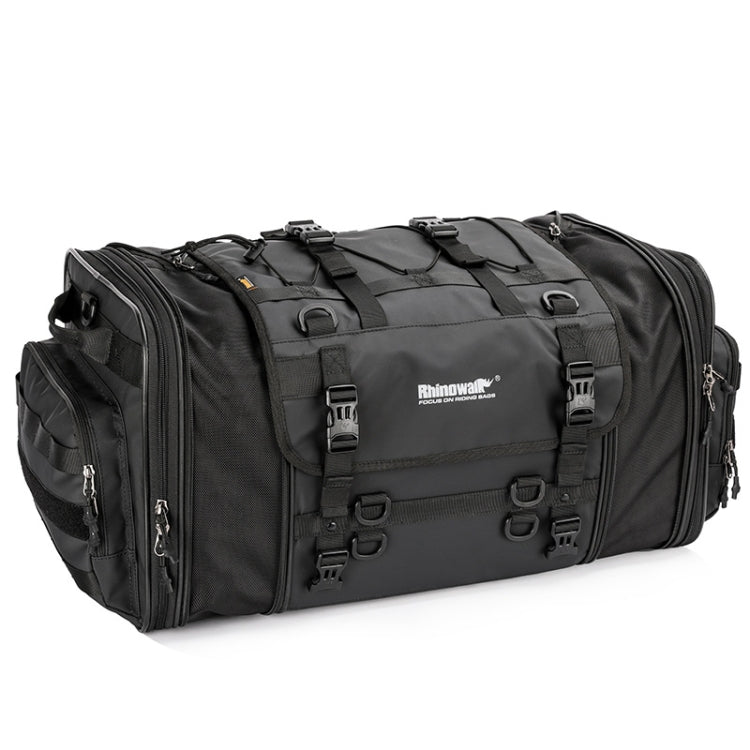 Rhinowalk MT4060 Large-capacity Foldable Expandable Tail Bag for Motorcycle Riding with Rain Cover, MT4060