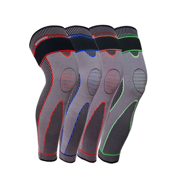 Nylon Knitted Riding Sports Extended Knee Pads, XL, XXL