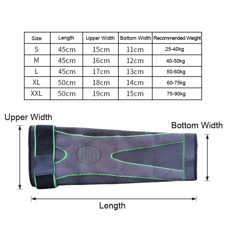 Nylon Knitted Riding Sports Extended Knee Pads, XL, XXL