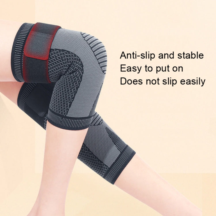 1 Pair Strap Compression Knee Pads Anti-Cold and Anti-Slip Pads, Style:, Mugwort M, Keep Warm M, Mugwort L, Keep Warm L, Mugwort XL, Keep Warm XL, Mugwort XXL, Keep Warm XXL