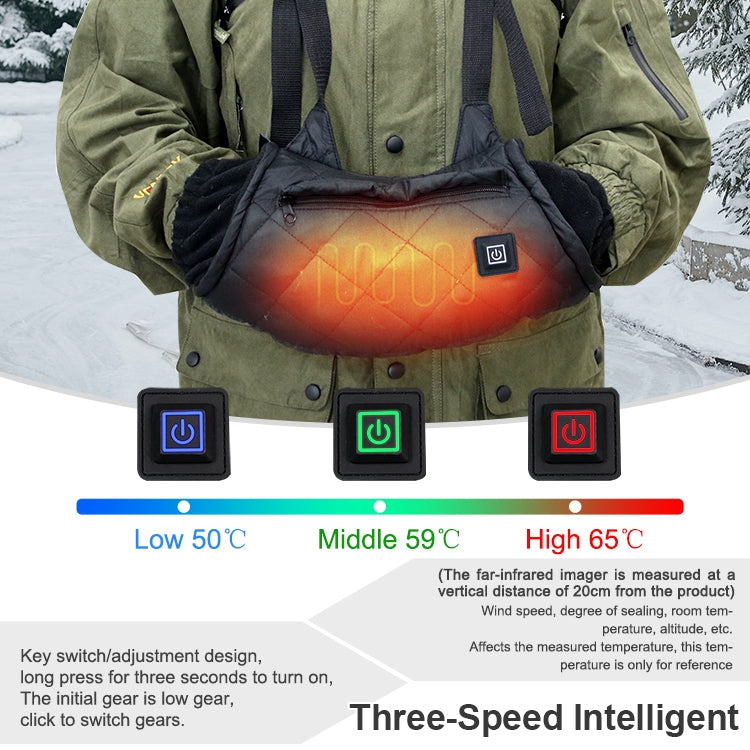 Outdoor Camping USB Heated Smart Warm Handbag, Handbag(Black), Handbag(Khaki), Smart Warm Handbag