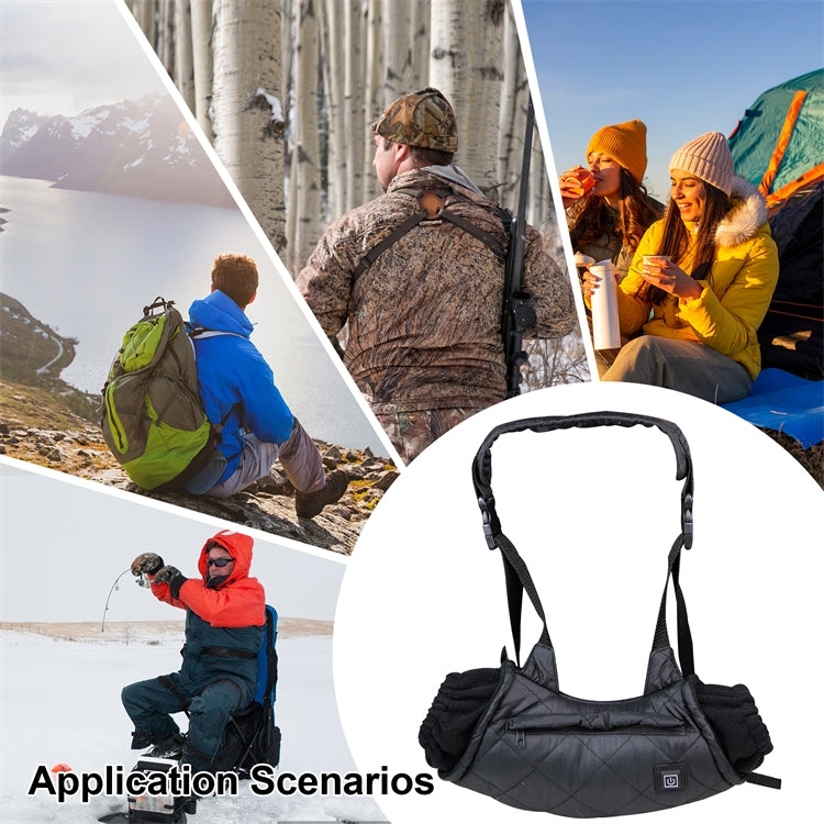 Outdoor Camping USB Heated Smart Warm Handbag, Handbag(Black), Handbag(Khaki), Smart Warm Handbag