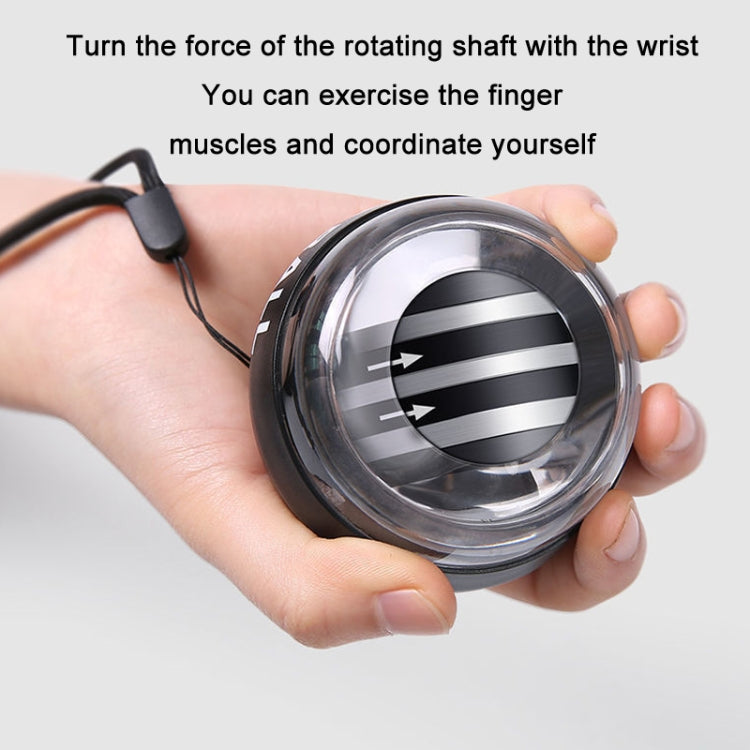 Magnetic Wrist Ball Gyro Training Decompression Fitness Device, Color:, All Black, Black, Red, Blue, Black With Light, Red With Light, Blue With Light, Metal With Light, Six Color Flash