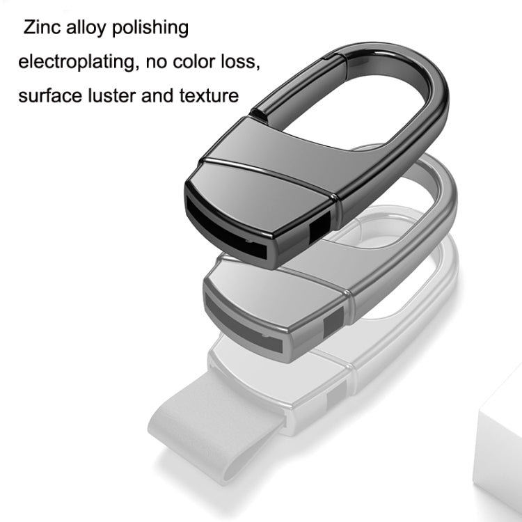 Metal Waist Hang Car Key Chain Simple Lock Pendant