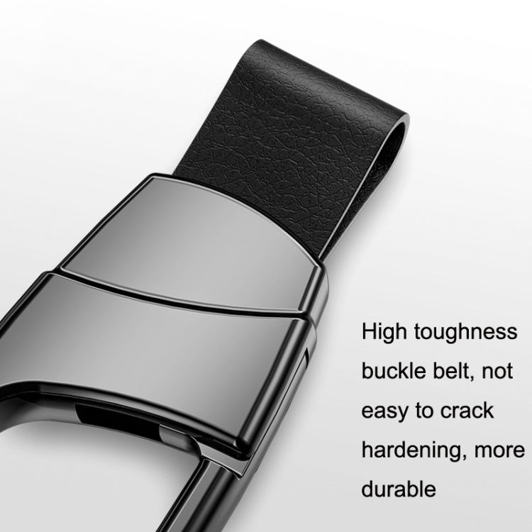 Metal Waist Hang Car Key Chain Simple Lock Pendant