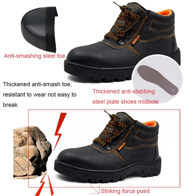 215 Microfiber Leather Anti-puncture Wear-resistant Work Shoes Smash-proof Oil-resistant Safety Shoes, Spec:, Low-top (38), Low-top (39), Low-top (40), Low-top (41), Low-top (42), Low-top (43), Low-top (44), Low-top (45), Low-top (46), High-top (38)   ...