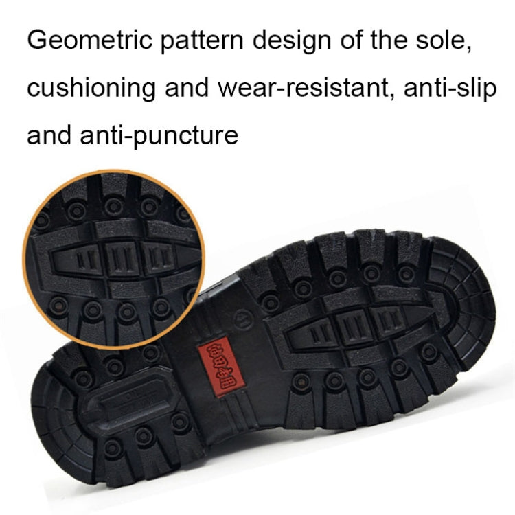 215 Microfiber Leather Anti-puncture Wear-resistant Work Shoes Smash-proof Oil-resistant Safety Shoes, Spec:, Low-top (38), Low-top (39), Low-top (40), Low-top (41), Low-top (42), Low-top (43), Low-top (44), Low-top (45), Low-top (46), High-top (38)   ...
