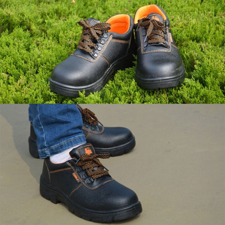215 Microfiber Leather Anti-puncture Wear-resistant Work Shoes Smash-proof Oil-resistant Safety Shoes, Spec:, Low-top (38), Low-top (39), Low-top (40), Low-top (41), Low-top (42), Low-top (43), Low-top (44), Low-top (45), Low-top (46), High-top (38)   ...