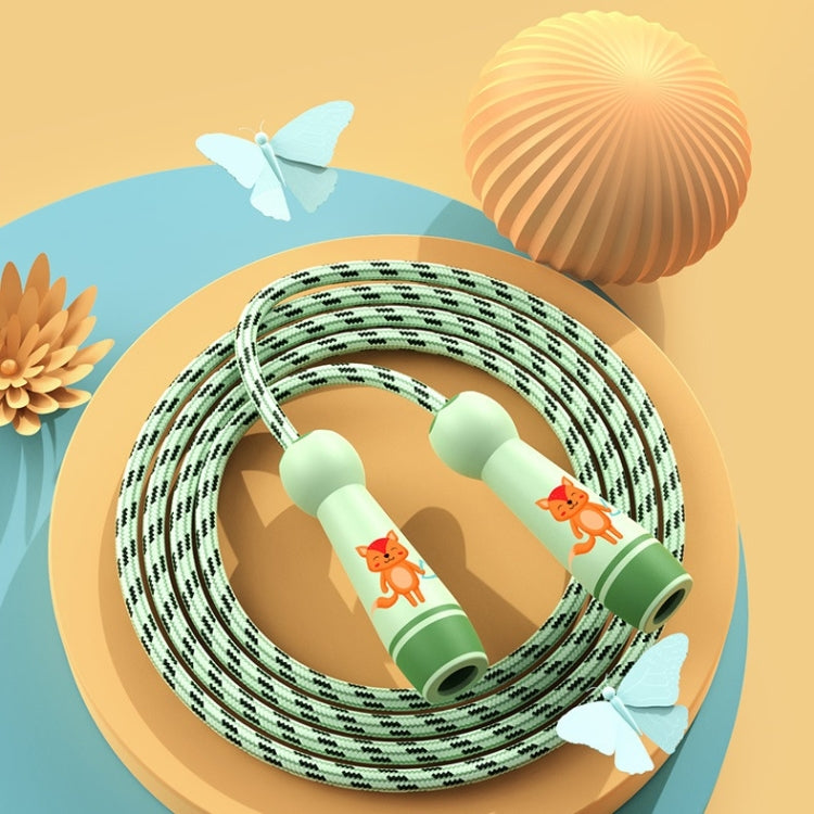 Wooden Handle Adjustable Jump Rope For Children Green(Cotton Rope), Green (Cotton Rope), Red Girl (Cotton Rope), Blue Bear (Cotton Rope), Orange Lion (Cotton Rope), Green (Bamboo Rope), Red Girl (Bamboo Rope), Blue Bear (Bamboo Rope)                   ...