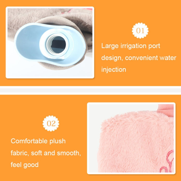0688 PVC Plush Hand Pluggable Water-filled Hot Water Bags