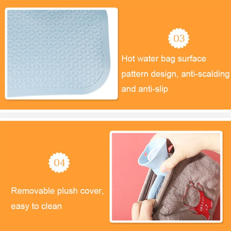0688 PVC Plush Hand Pluggable Water-filled Hot Water Bags