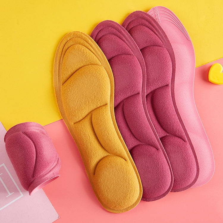 1 Pair Cuttable Warmth Padded Thick Insoles Antibacterial Anti-odor Insoles, 35-39, 40-46