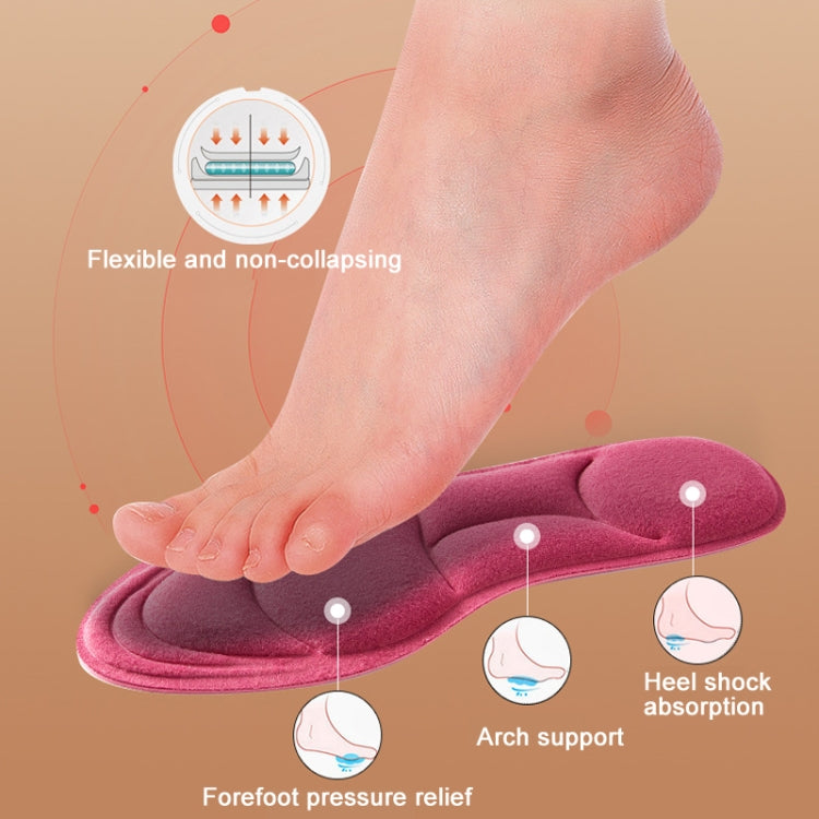 1 Pair Cuttable Warmth Padded Thick Insoles Antibacterial Anti-odor Insoles, 35-39, 40-46