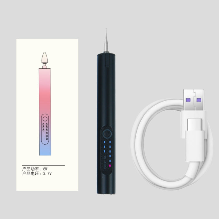 A288 Electric Grinding Machine Small Handheld Carving Pen, Style:, Black, White, Black+Saw Blade+Grinding Head