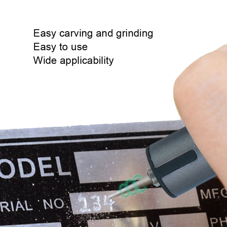 A288 Electric Grinding Machine Small Handheld Carving Pen, Style:, Black, White, Black+Saw Blade+Grinding Head