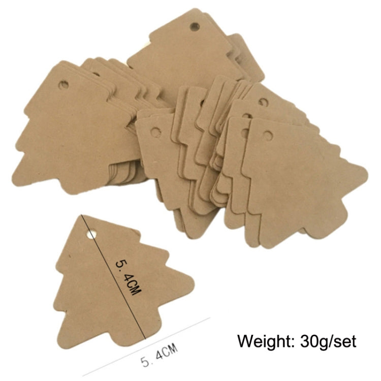 6 Sets DIY Christmas Tree Elevator Retro Card Labels Wedding Party Process Clip Stickers, Black, White, Cowhide