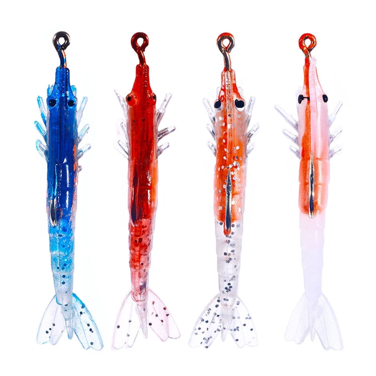 HENGJIA SO077 6cm 3g Lead Wrapped Shrimp Soft Lure Sea Bass Fake Lure, SO077 1, SO077 2, SO077 3, SO077 4