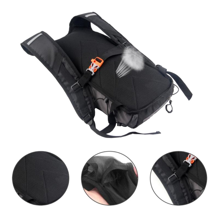 DRCKHROS DH115 Outdoor Running Sports Cycling Water Bag Backpack, Black, Black Orange, Black Green, Black Red, Black Blue, Black Green+Water Bag, Black Orange+Water Bag, Black+Water Bag, Black Red+Water Bag, Black Blue+Water Bag