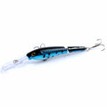 M0208 13.3cm/13.4g Lure Bionic Multi-section Mino Fake Lure Plastic Lure, M0208 4, M0208 5, M0208 6, M0208 1, M0208 2, M0208 3
