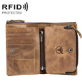 BUFF CAPTAIN 013 RFID Anti-theft Detachable Retro Leather Wallet with Multiple Dard Dlots, 013