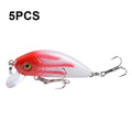 5 PCS M0081 5cm 3.6g Bionic Lure Mino Plastic Hard Lure, M0081 8, M0081 1, M0081 2, M0081 3, M0081 4, M0081 6