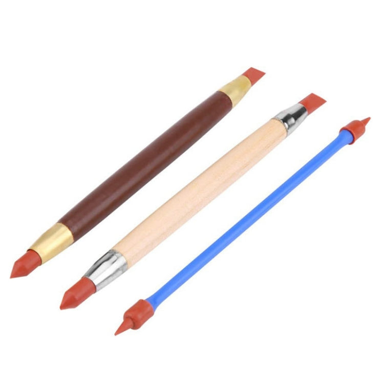 Double-ended Pottery Engraving Soft Tip Silicone Pen, 2 Sets