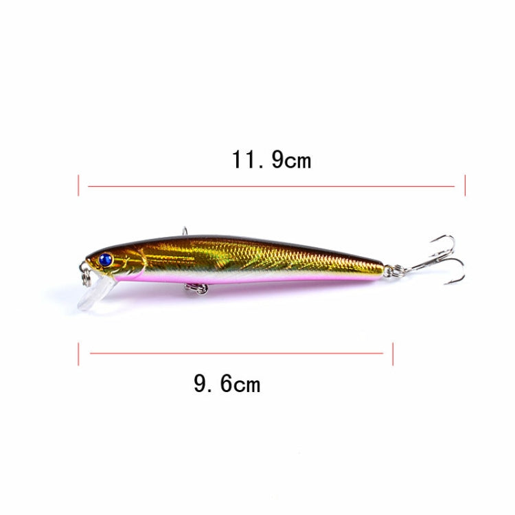 5 PCS M0205 9.6cm/9.8g Minnow Bionic Fake Bait Plastic Floating Hard Bait, M0205 5, M0205 6, M0205 1, M0205 2, M0205 3, M0205 4