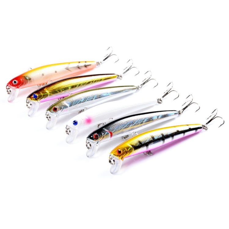 5 PCS M0205 9.6cm/9.8g Minnow Bionic Fake Bait Plastic Floating Hard Bait, M0205 5, M0205 6, M0205 1, M0205 2, M0205 3, M0205 4